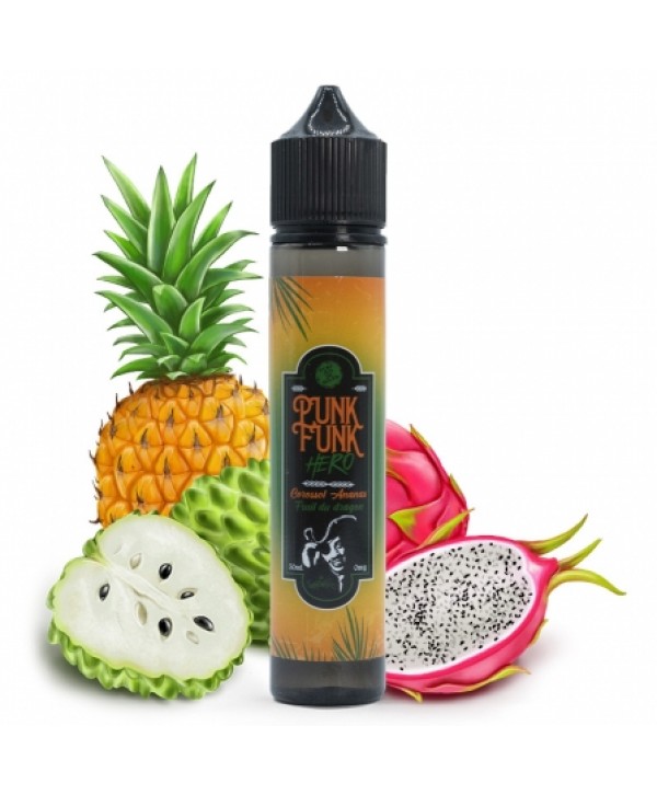 E liquide Corossol Ananas Fruit du Dragon Punk Funk Hero 50ml