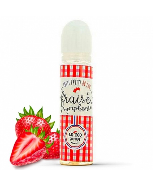 E liquide Fraise Symphonie Le Coq Qui Vape 50ml