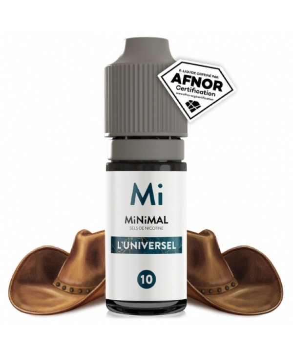 E liquide L'universel MiNiMAL | Sel de Nicotine