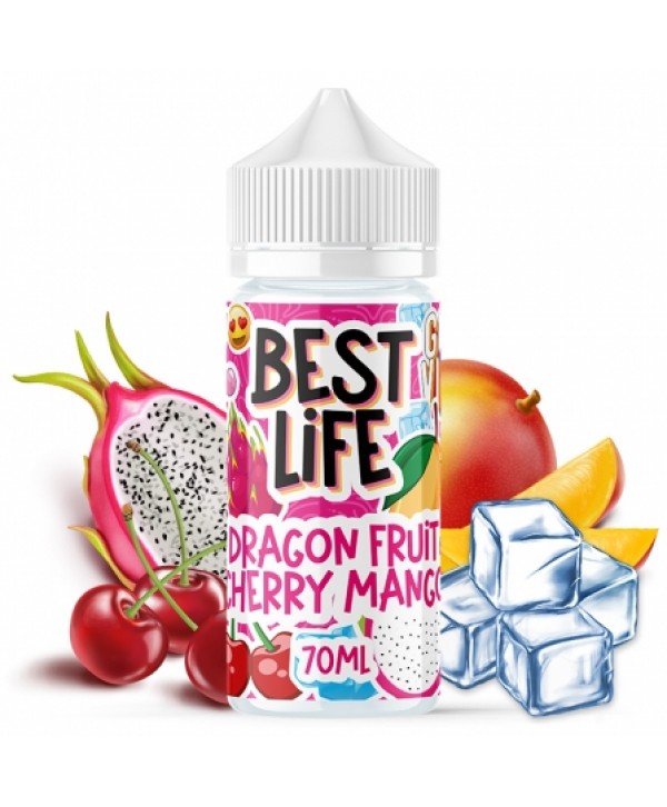 E liquide Dragon fruit Cherry Mango Best Life 70ml