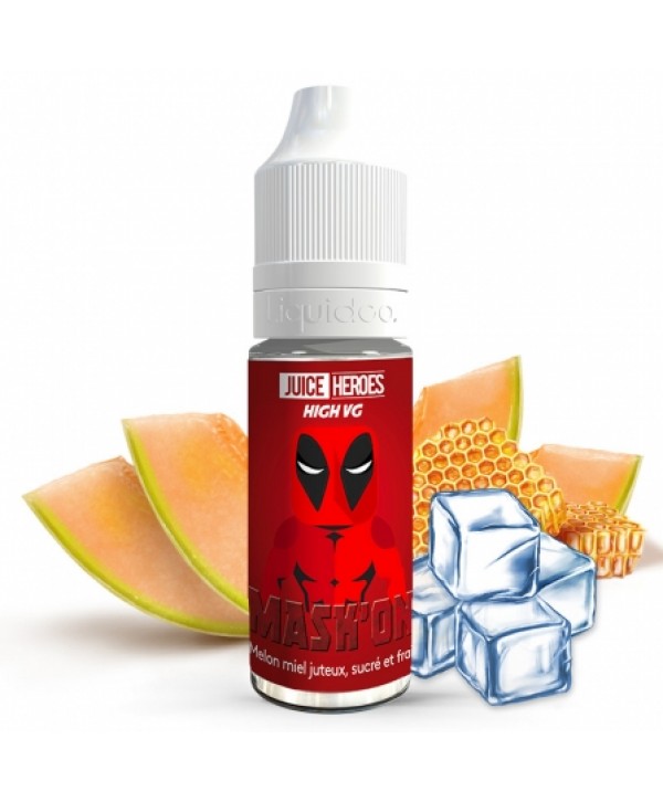 Soldes E liquide Mask'on Juice Heroes | Melon Miel Frais