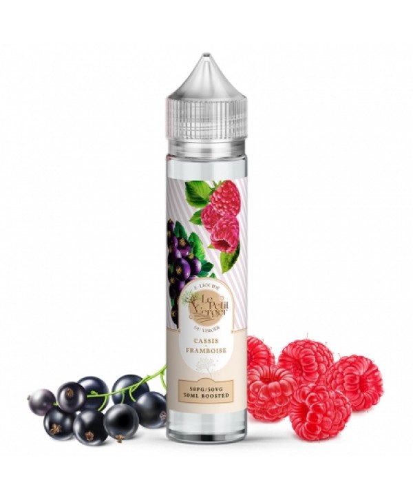 Soldes E liquide Cassis Framboise Le Petit Verger 50ml