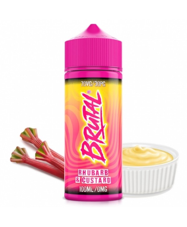 E liquide Rhubarb & Custard Brutal 100ml