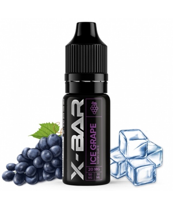 E liquide Ice Grape Sels de nicotine X-Bar | Raisin Frais