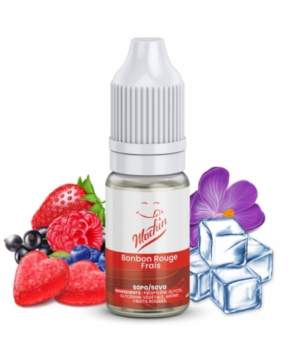 Soldes E liquide Bonbon Rouge Frais Machin | Bonbon Violette Fruits rouges Frais