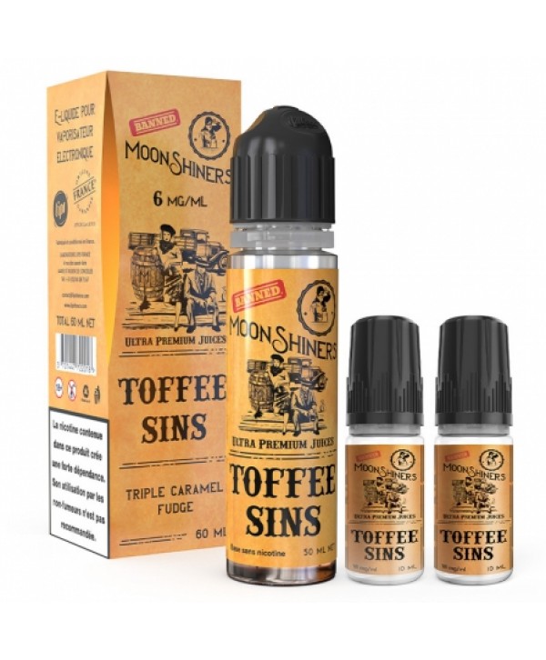E liquide Toffee Sins Easy2Shake Moonshiners 60ml