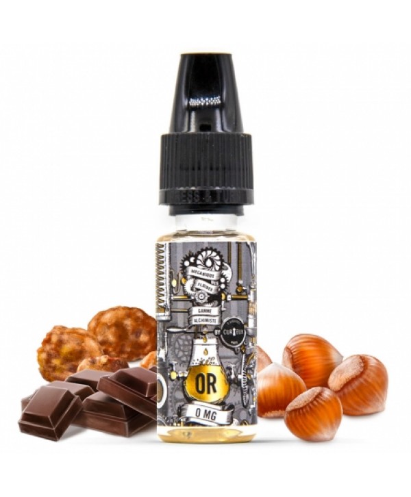 E liquide Or Alchimiste Curieux / MDF | Praline Noisettes Cacao