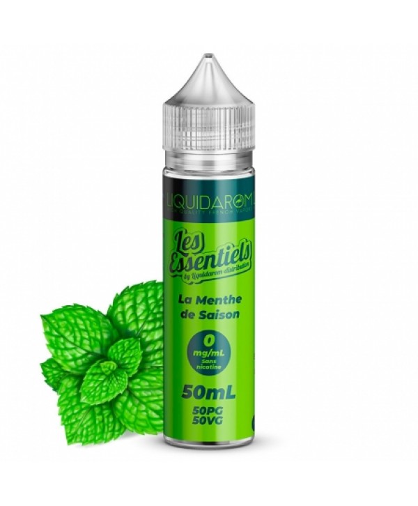 Soldes E liquide La Menthe de Saison Les Essentiels 50ml