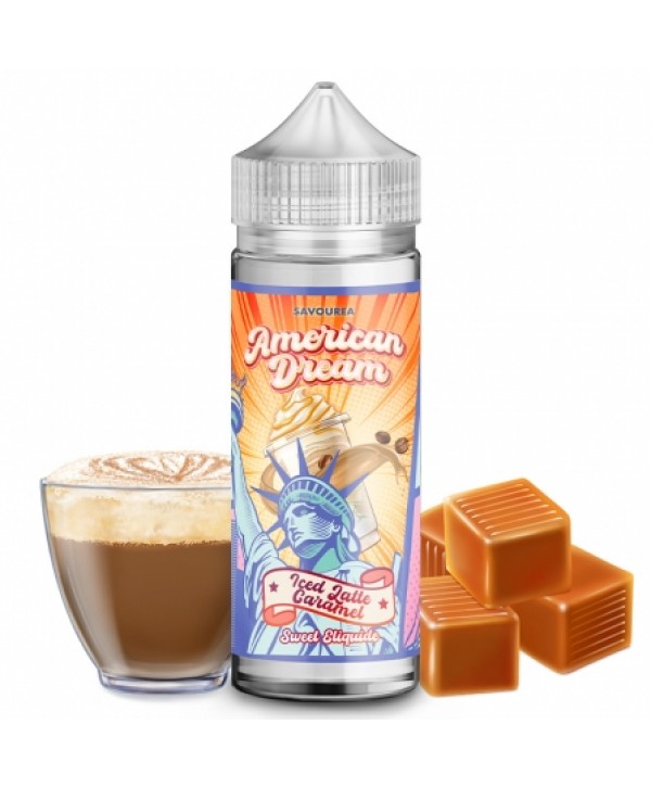 E liquide Iced Latte Caramel American Dream 50ml / 100ml