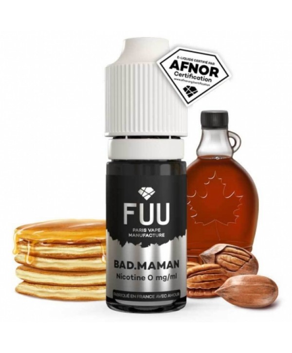 E liquide Bad Maman Silver FUU | Pancake Sirop d'érable Noix de pécan