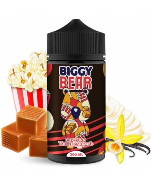 E liquide Pop Corn Toffee Caramel Biggy Bear 200ml