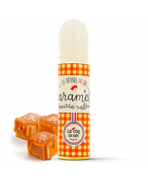 E liquide Caramel Beurre Salé Le Coq Qui Vape 50ml