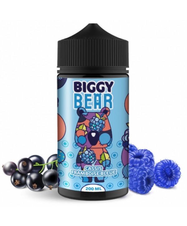 E liquide Cassis Framboise Bleue Biggy Bear 200ml