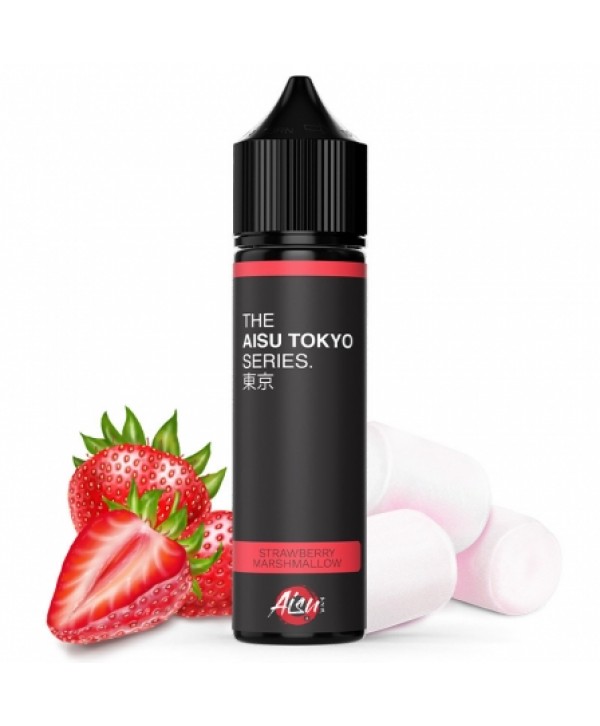 Soldes 8,45€ - E liquide Strawberry Marshmallow Aisu Tokyo Series 50ml pas cher