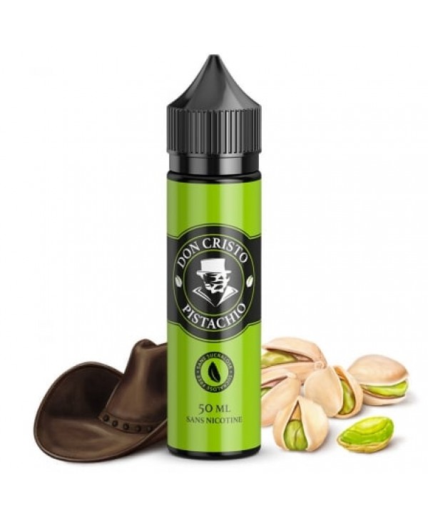 E liquide Don Cristo Pistachio 0% Sucralose PGVG Labs 50ml