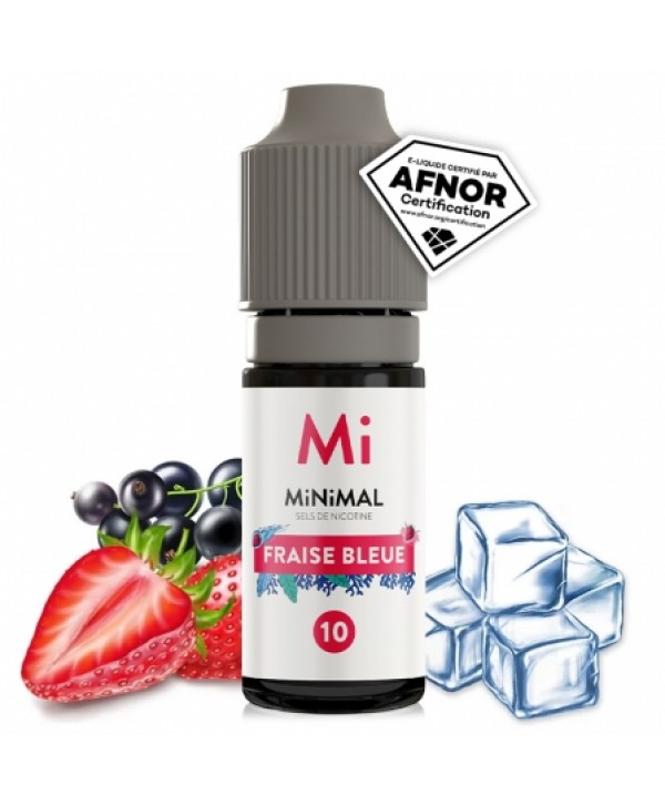 E liquide Fraise Bleue MiNiMAL | Sel de Nicotine