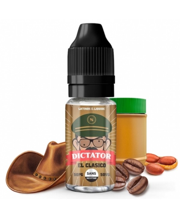 E liquide El Clasico Dictator | Tabac Café Beurre de cacahuètes