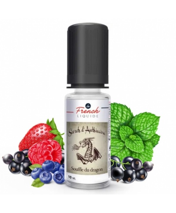 E liquide Souffle du Dragon Le French Liquide | Fruits rouges Cassis Menthe fraîche