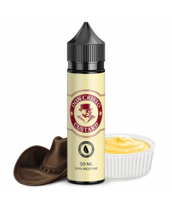 E liquide Don Cristo Custard 0% Sucralose PGVG Labs 50ml