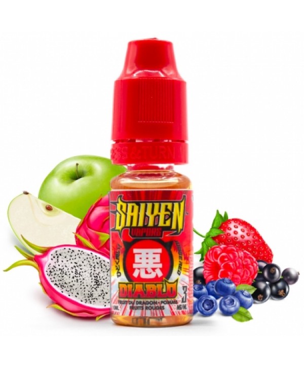 E liquide Diablo Saiyen Vapors | Fruit du dragon Pomme Fruits rouges
