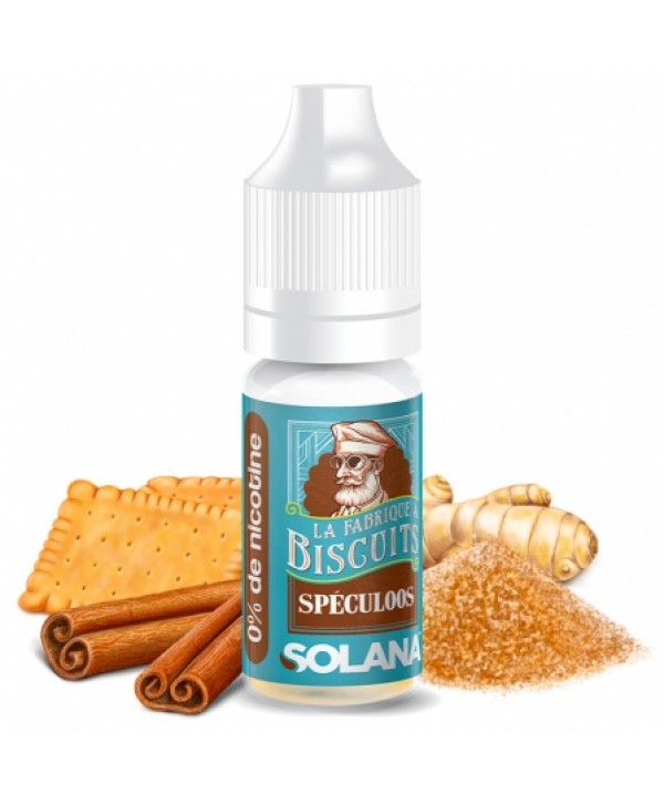 Soldes 2,60€ - E liquide Speculoos La Fabrique à Biscuits | Biscuit Cannelle Gingembre Cardamone Sucre roux pas cher