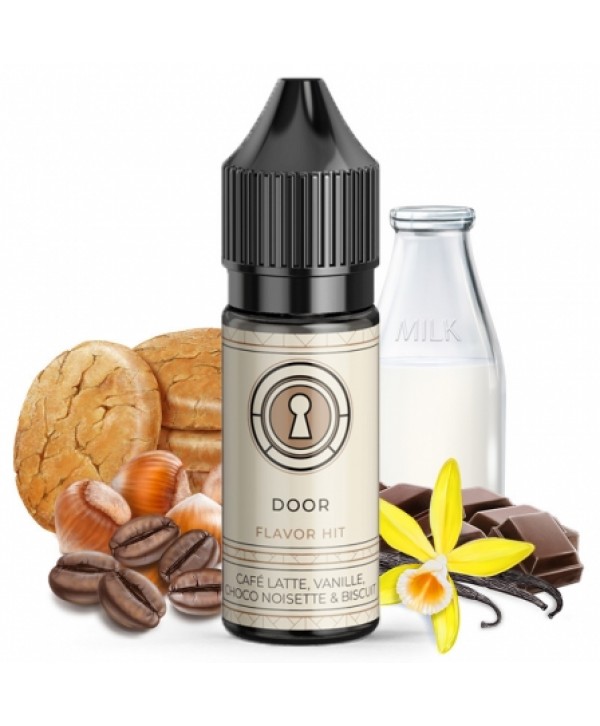 Soldes 2,75€ - E liquide Secret Door Flavor Hit | Café Lait Vanille Chocolat Noisette Biscuit pas cher