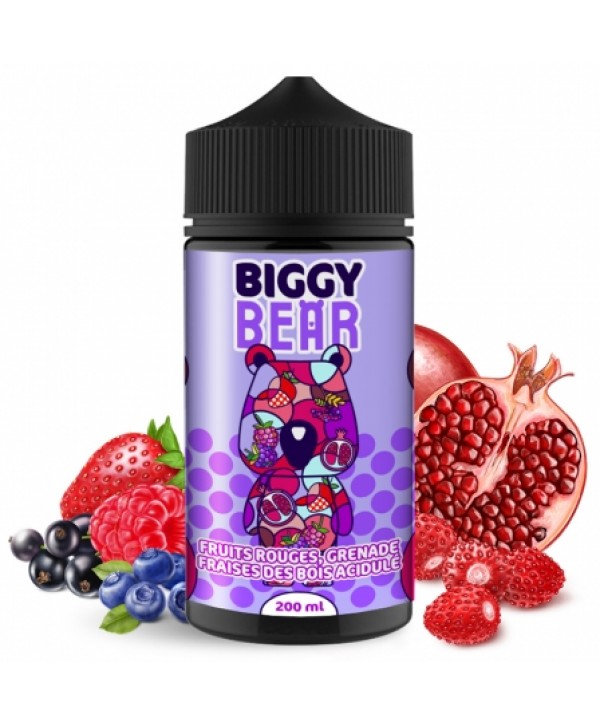 E liquide Fruits Rouges Grenade Fraises des Bois Biggy Bear 200ml