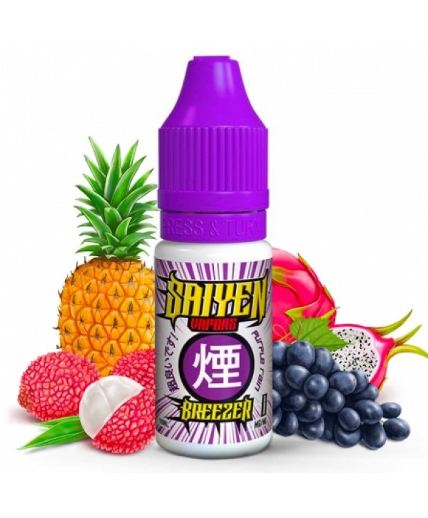 E liquide Breezer Saiyen Vapors | Litchi Fruits du dragon Ananas Raisin