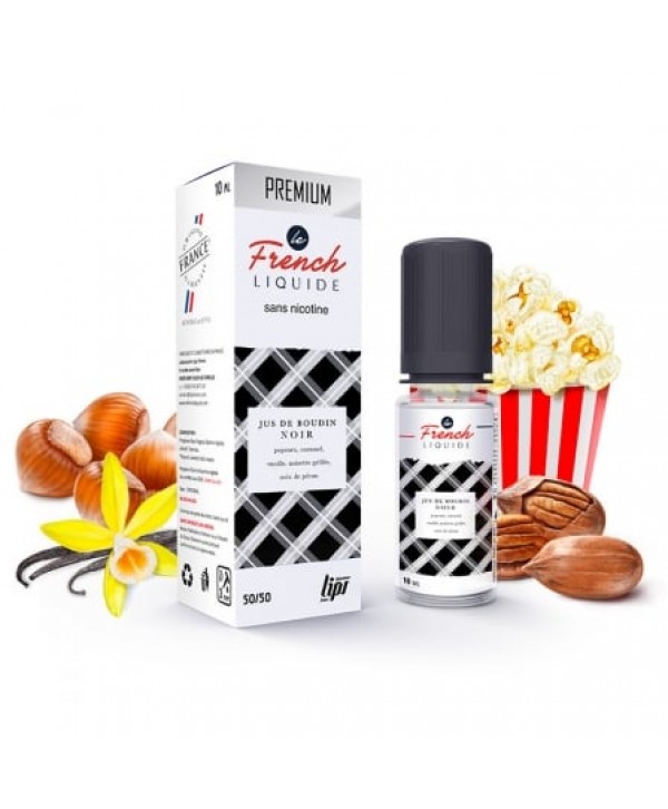 E liquide Jus de Boudin Noir Le French Liquide | Vanille Noisette Noix de pécan Pop corn