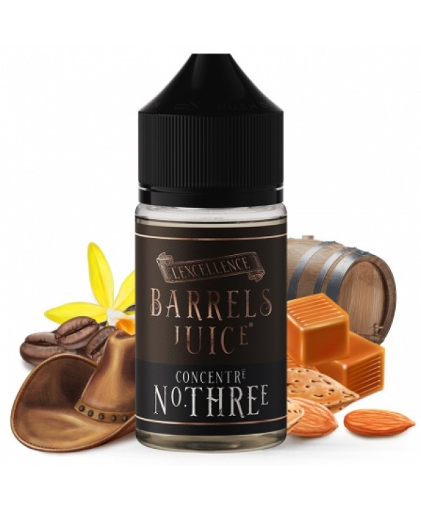 Soldes 6,45€ - Concentré N°Three Barrels Juice Arome DIY pas cher