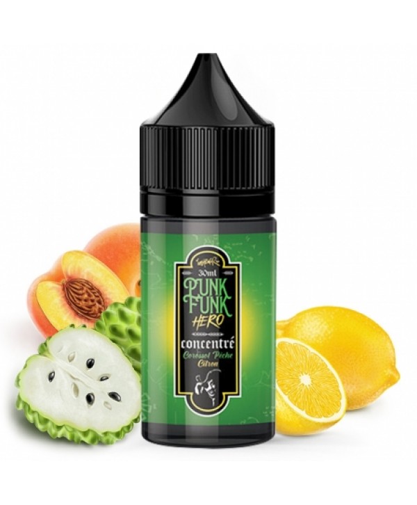 Soldes 6,45€ - Concentré Corossol Pêche Citron Punk Funk Hero Arome DIY pas cher
