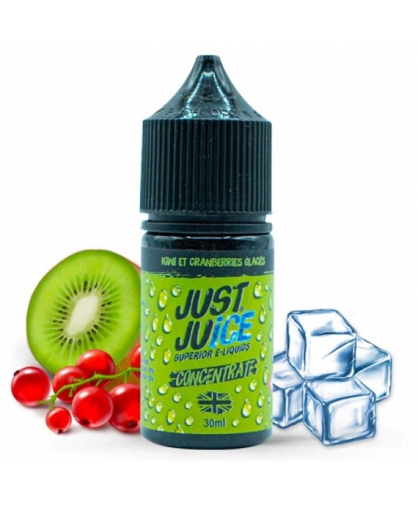 Soldes 6,75€ - Concentré Kiwi & Cranberries Glacés Just Juice Arome DIY pas cher