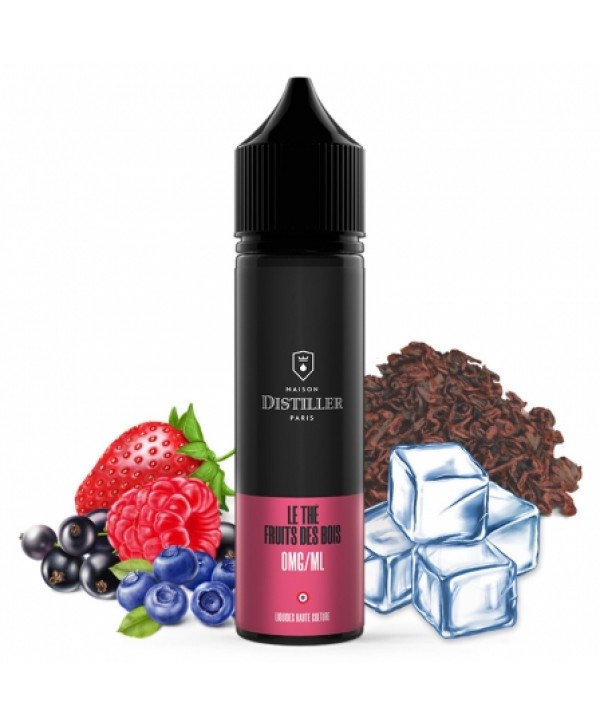 Soldes 11,45€ - E liquide Le Thé Fruits des Bois Maison Distiller 50ml pas cher
