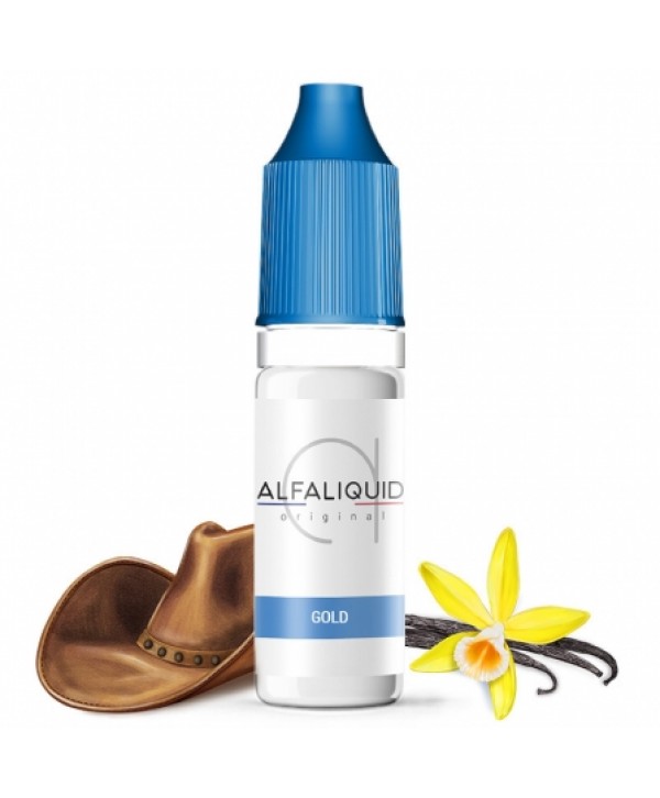 Soldes 2,95€ - E liquide Classic Gold Alfaliquid | Tabac blond Vanille pas cher