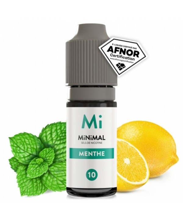 E liquide Menthe MiNiMAL | Sel de Nicotine
