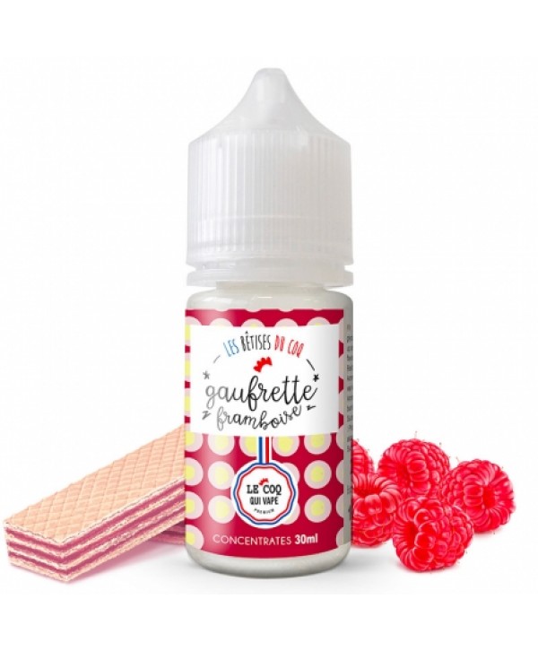 Concentré Gaufrette Framboise Le Coq Qui Vape Arome DIY