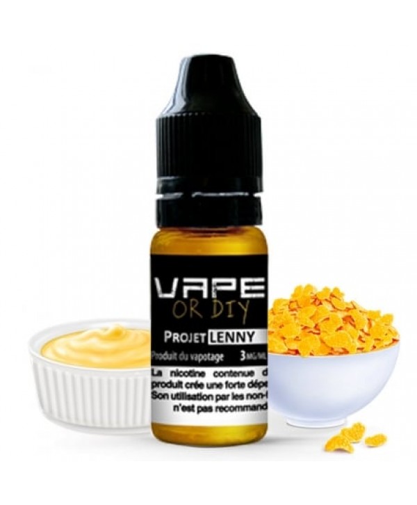 Soldes E liquide Projet Lenny Vape Or DIY | Custard Céréales