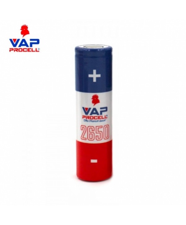 Accu Vap Procell 18650 2650 mAh 30A, Batterie 18650 Vap Procell