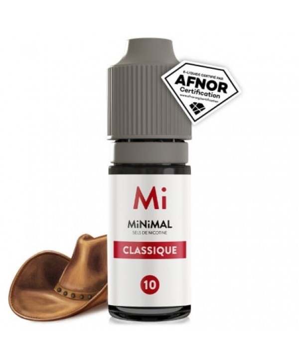 E liquide Classique MiNiMAL | Sel de Nicotine