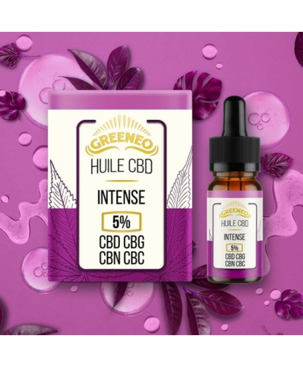 Huile Sublinguale Intense CBD Greeneo